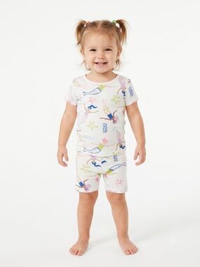 Mermaid JP shorts set